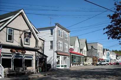 Downtown Northeast Harbor, Maine