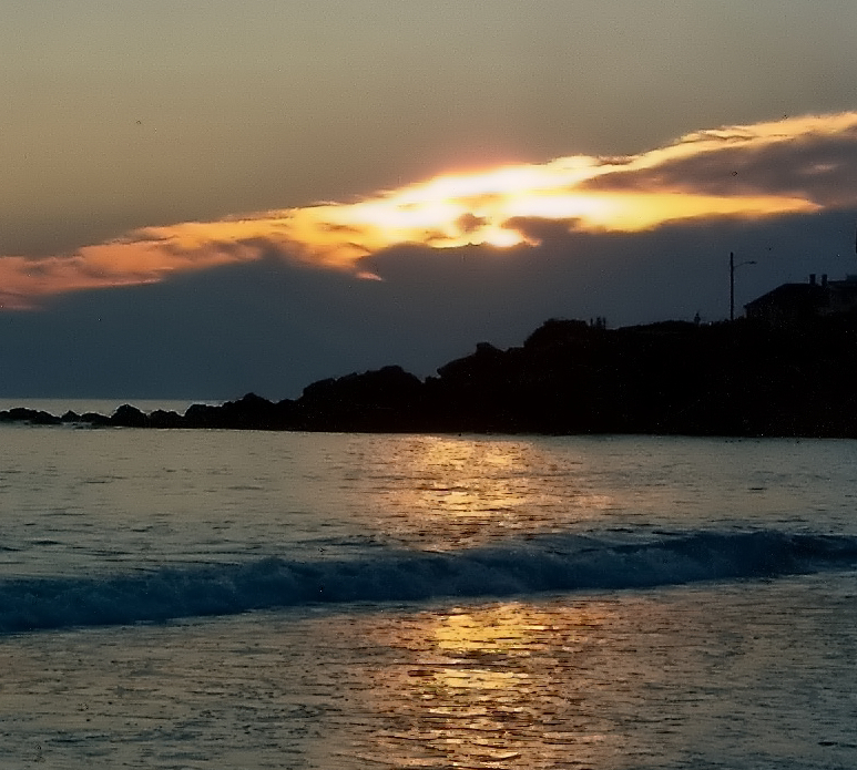 Sunset at Short Sands Beach, York Beach, Maine