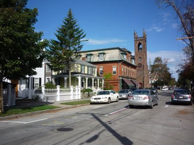 Photo of downtown Bristol RI