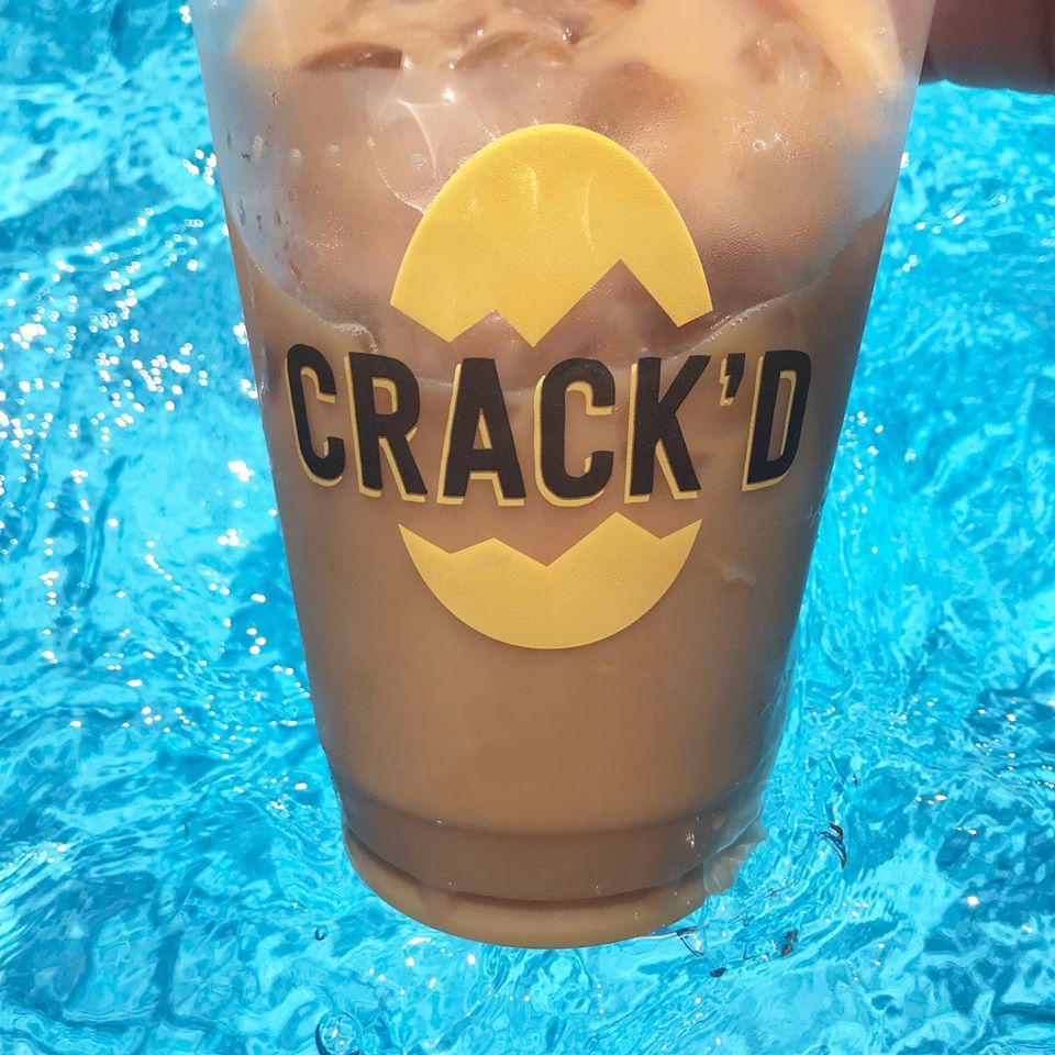 Iced coffee from CRACK'D in Andover, Mass.