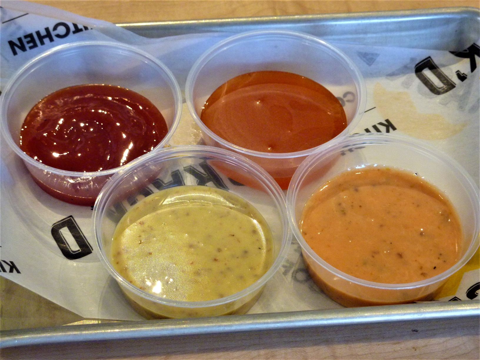 Homemade sauces from CRACK'D in Andover, Mass.