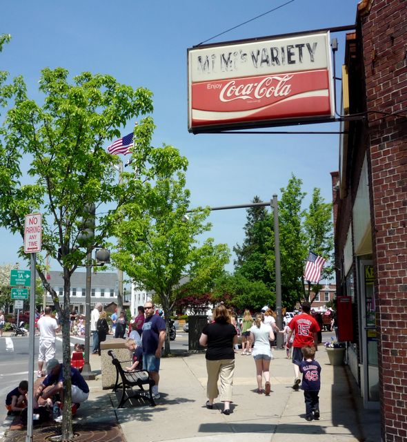 Main and Common Streets Photo, Walpole, MA