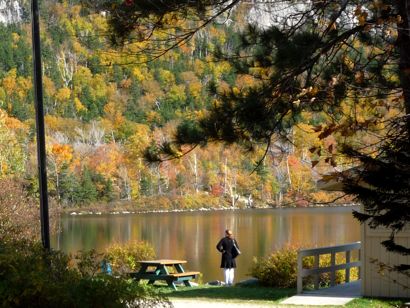 Echo Lake State Park photo, Franconia Notch State Park, White Mountains, N.H.