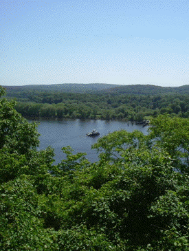 Connecticut River view, East Haddam, CT