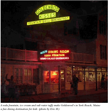 Goldenrod Kisses Restaurant, York Beach, Maine