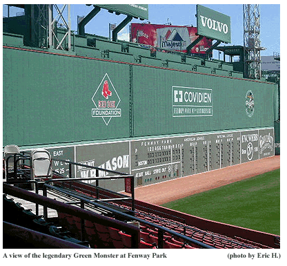 Fenway Park Green Monster, Boston, MA