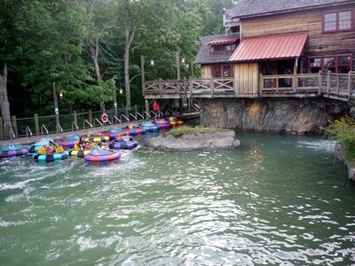 Image of Kimball Farm ice cream stand bumper boats
