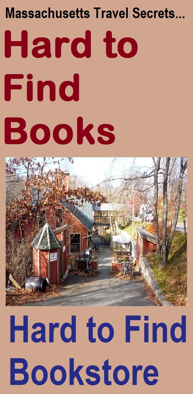 This fascinating indie bookstore in rural western Massachusetts not only sells hard-to-find books, but is also very hard to find.