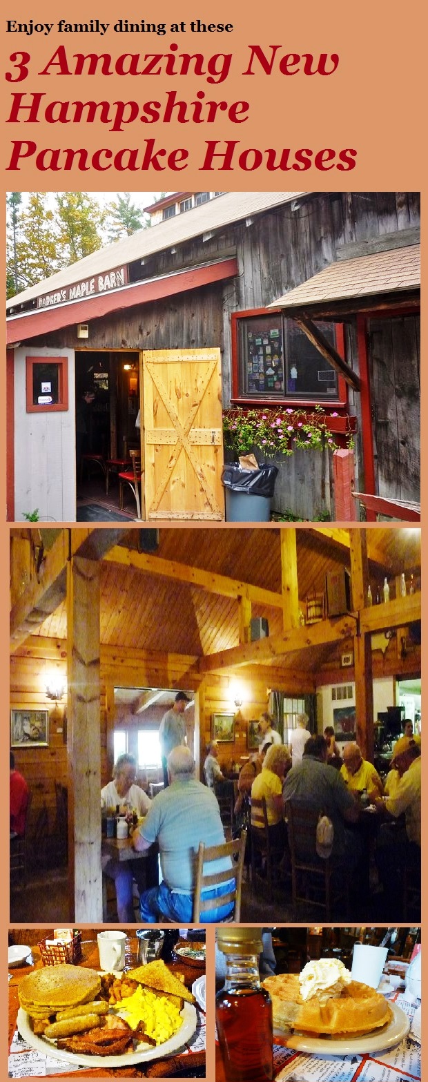 These wildly popular 3 New Hampshire pancake houses offer hearty breakfasts, rustic atmospheres, and family friendly dining.