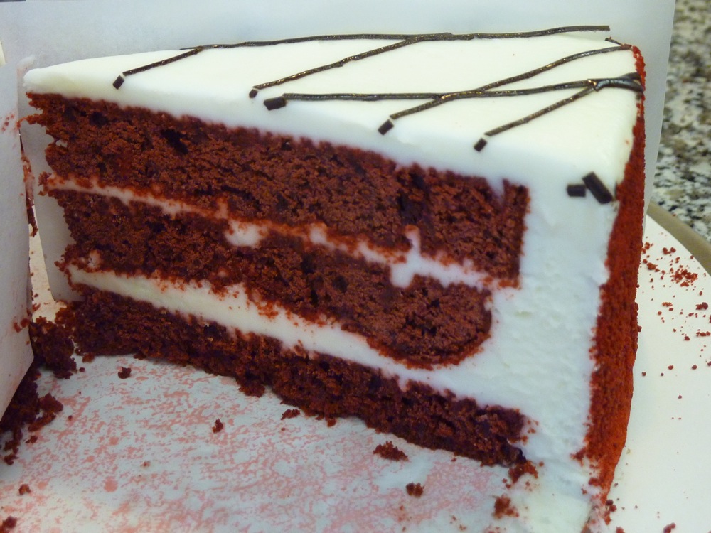 Red velvet cake from Red Cherry in Walpole, MA.