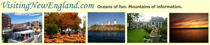 New England Travel navigation bar graphic