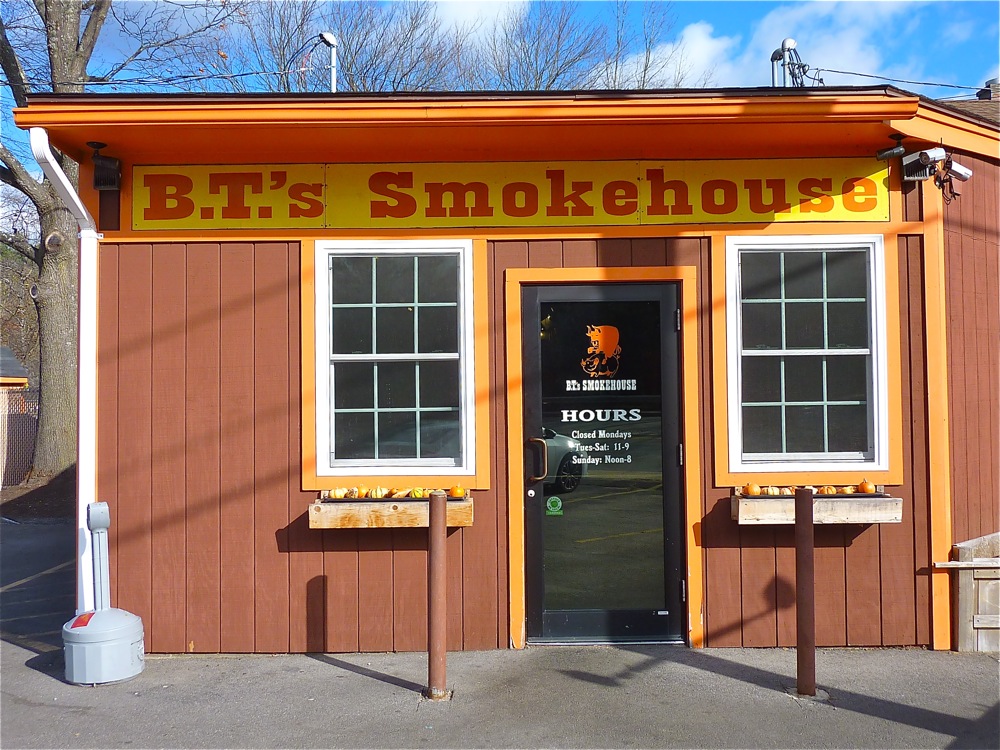 B.T.'s Smokehouse BBQ restaurant in Sturbridge, Massachusetts