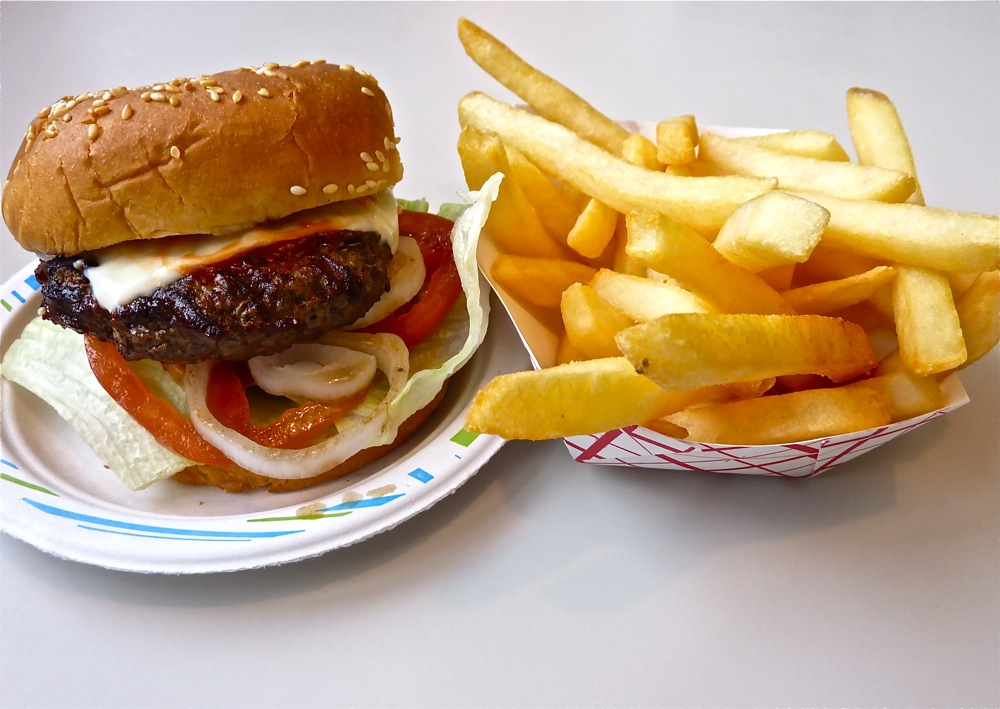 This mouthhwatering burger and perfectly formed fries is from C&L Frosty in Sherborn, Mass.