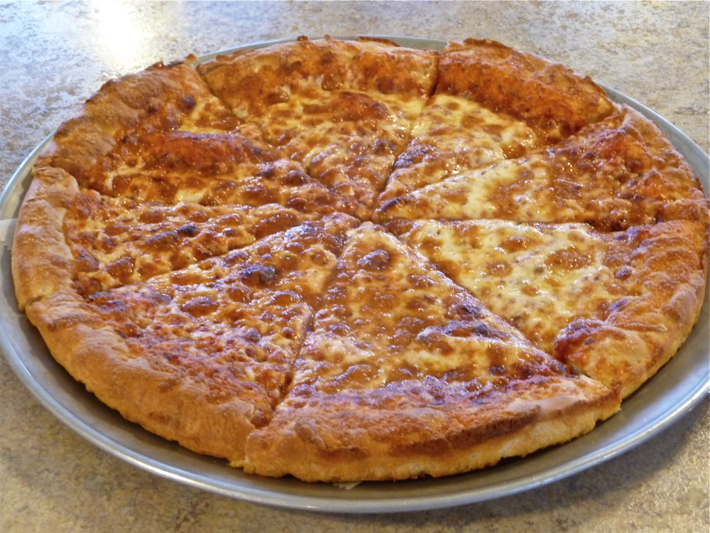 Greek-style pizza from Jimmy's Pizzeria, East Walpole, Mass.