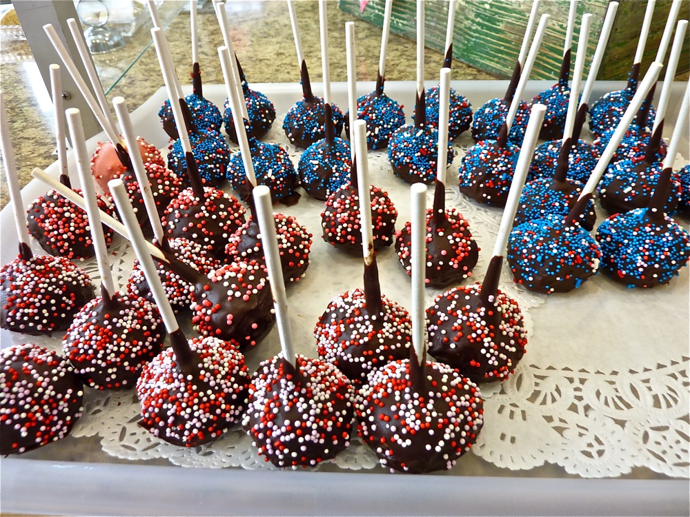Cake pops from Bibi Cafe and Bakery in Westwood, Massachusetts