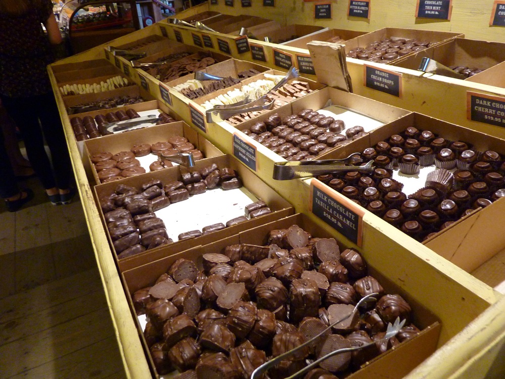 Chocolates from The Vermont Country Store in Weston, Vt.
