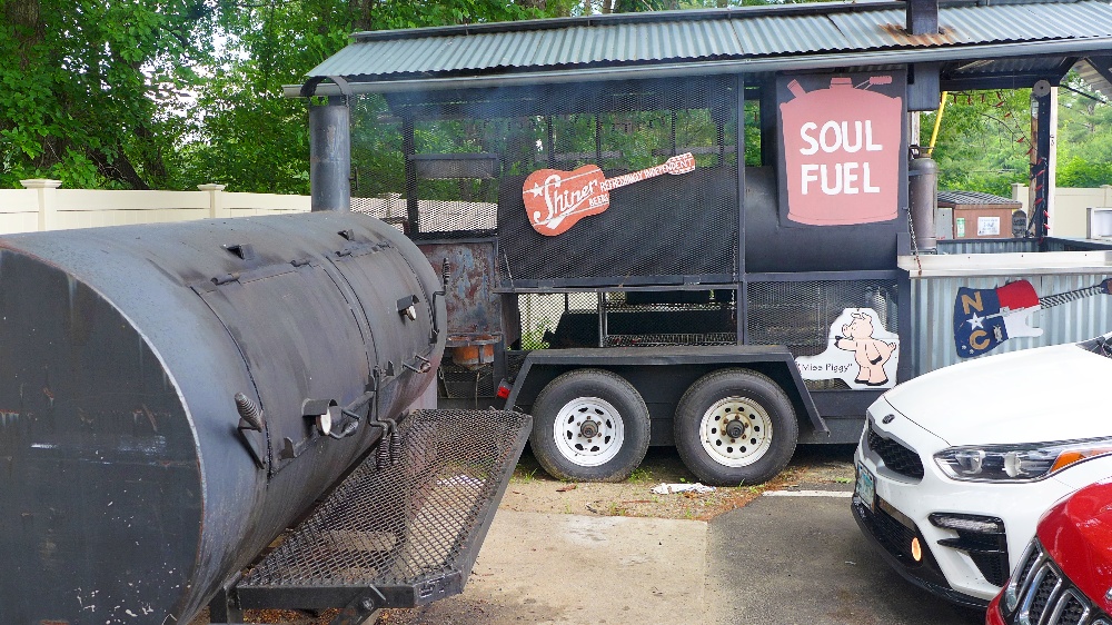 Smoker at the Alamo in Brookline, N.H.