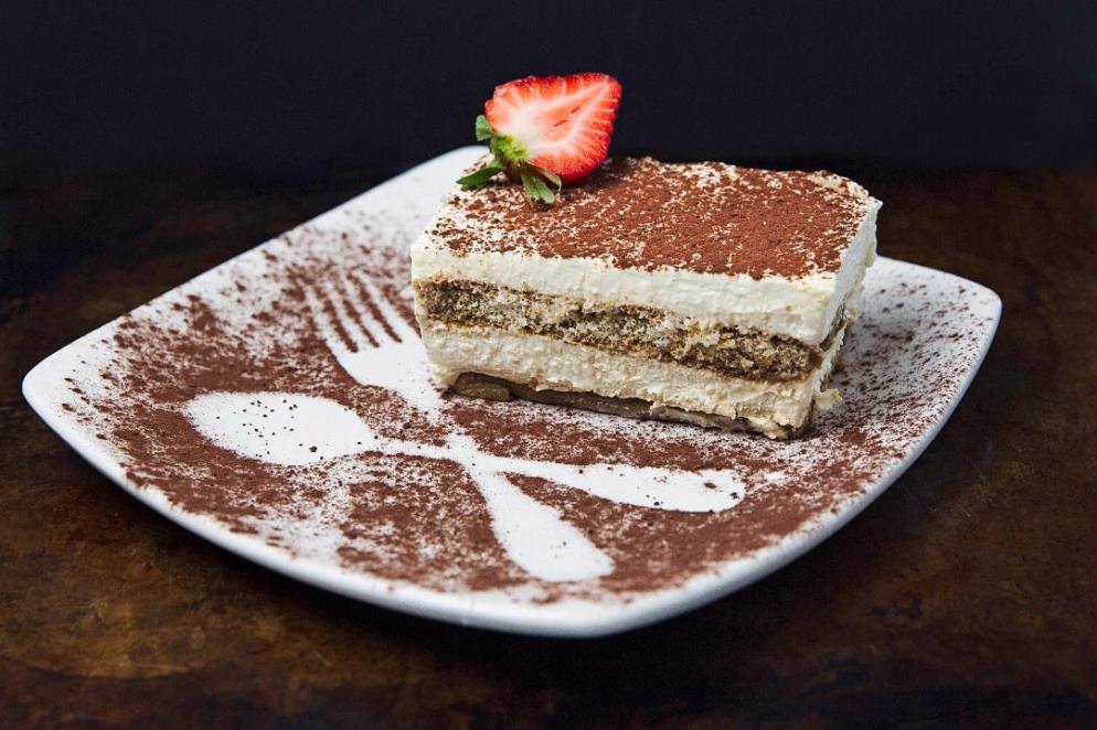 Homemade tiramisu from Arturo's Ristorante in Westborough, Mass.