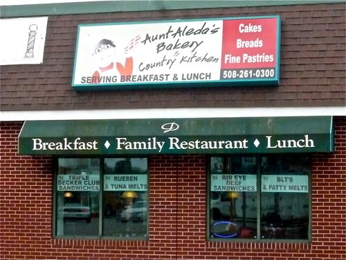 Aunt Aleda's Bakery and Country Kitchen downtown Mansfield, MA