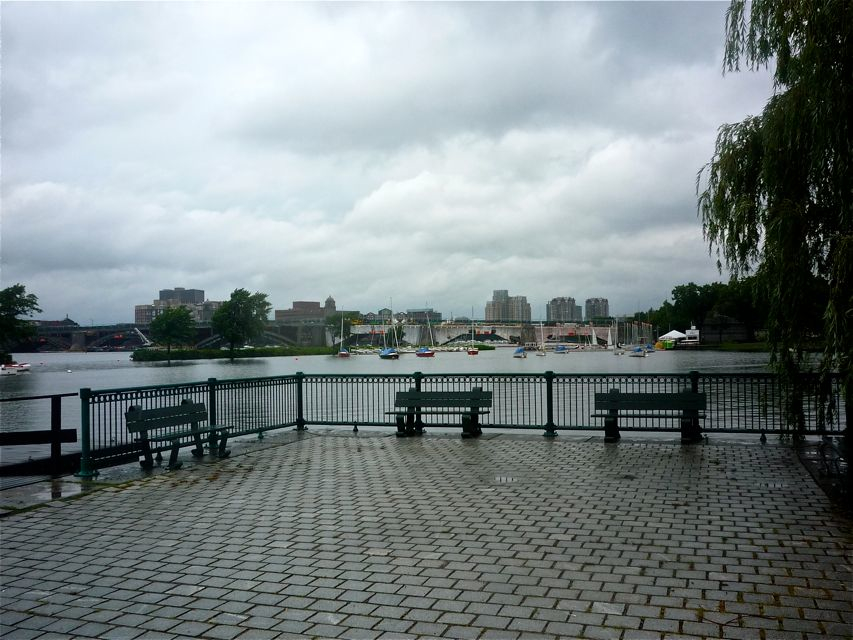 Benches at Storrow Drive Boston MNA