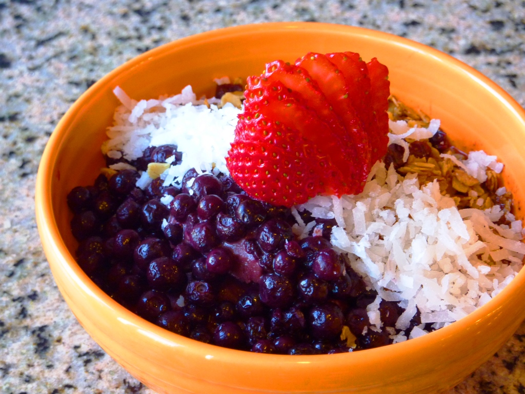 Acai bowl from Beyond Full in Hopedale, Mass.