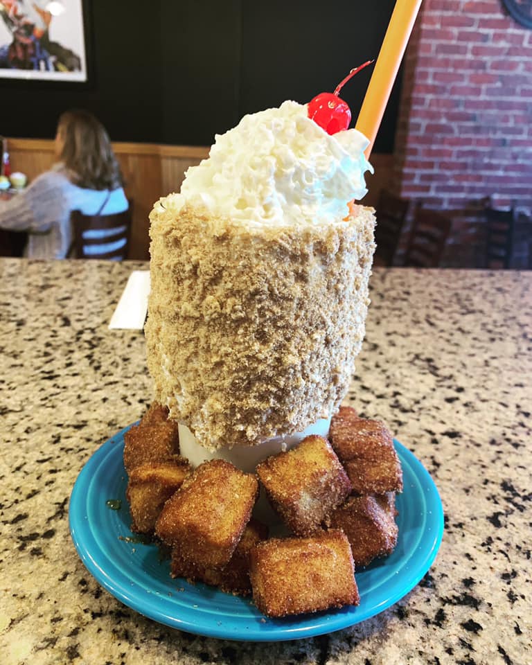 Cinnamon Frenchie Shake from Beyond Full in Hopedale, Mass.