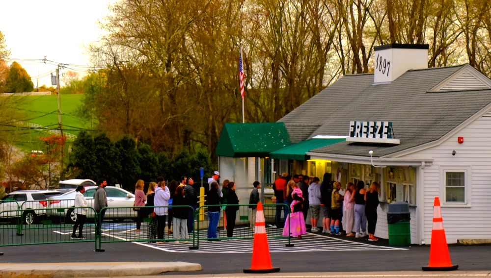 Bubbling Brook ice cream stand in Westwood, Mass.