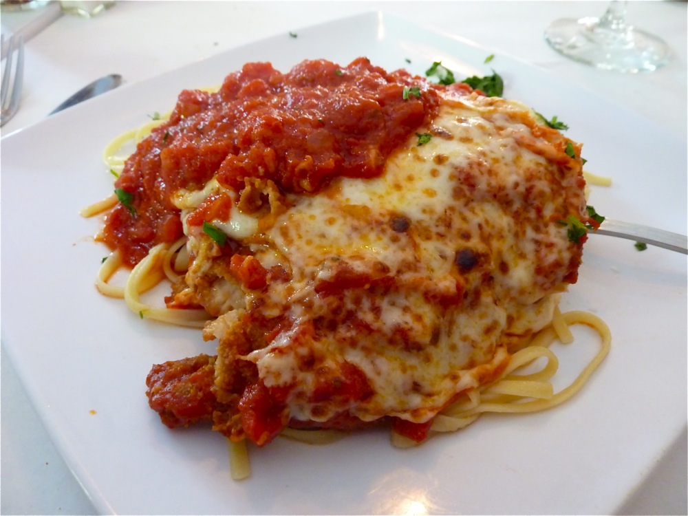 Chicken parm from Cafe Assisi in Wrentham, Mass.