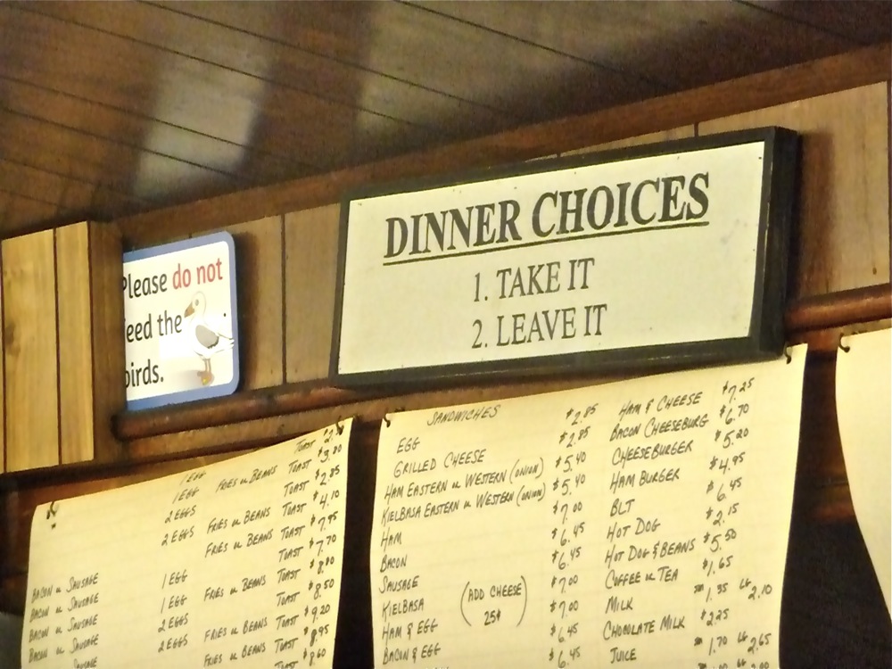 Sign from Carl's Oxford Diner in Oxford, Massachusetts
