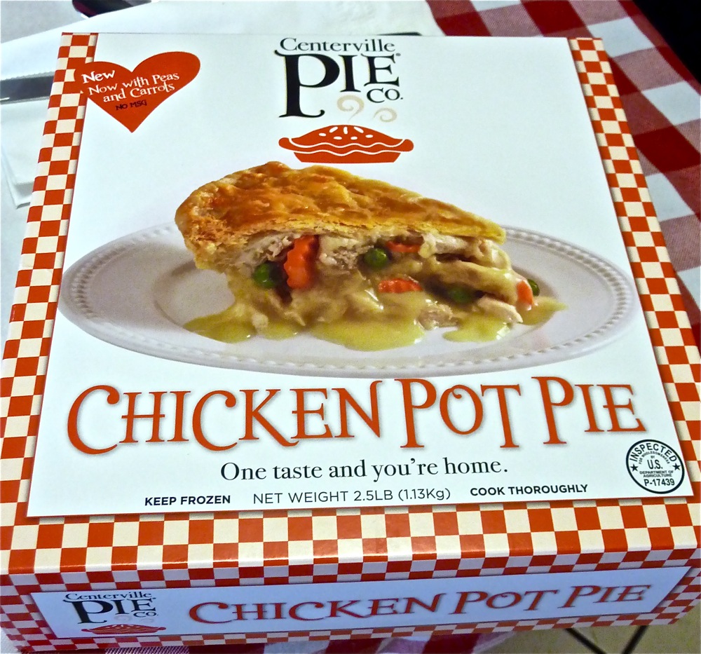 Chicken pie in the box from Centerville Pie Co. in Centerville, Mass.