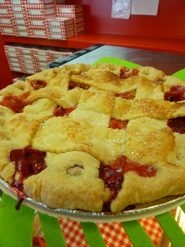 Strawberry Rhubarb Pie from Centerville Pie Comapny in Centerville, Mass.