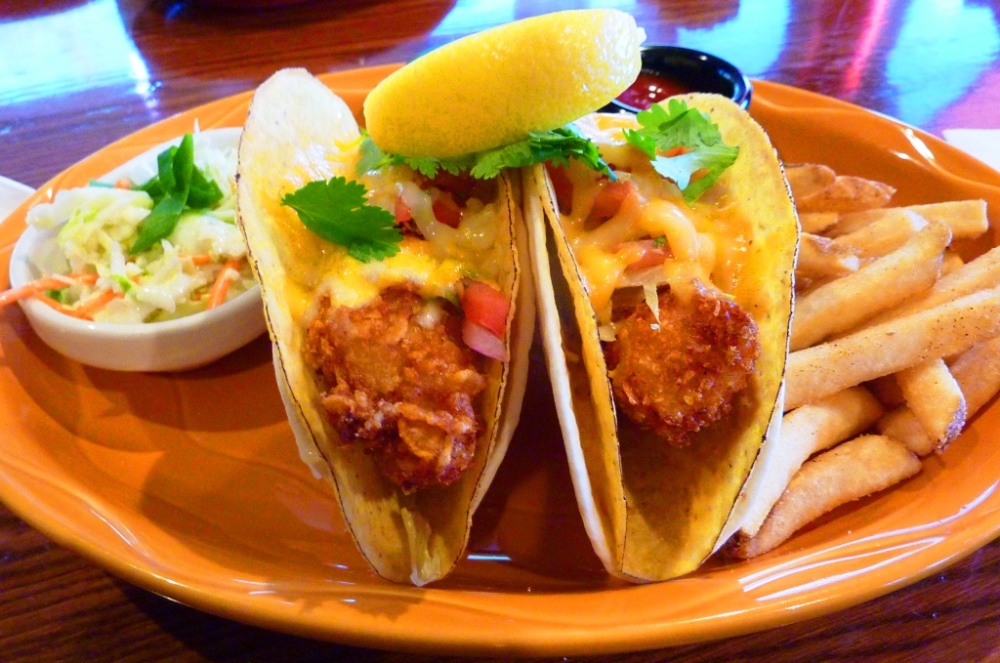Crispy Haddock Tacos from CJ's Great West Grill in Manchester, N.H.