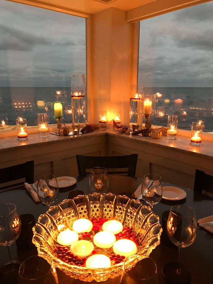 Candleight dinner at the coast Guard House, Narragansett, R.I.