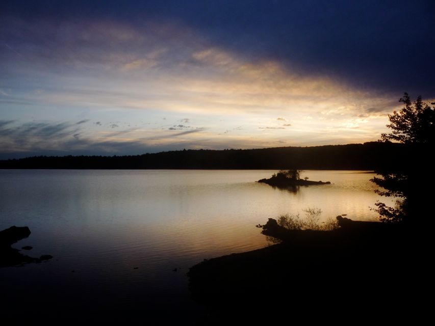 Photo of nighttime at Diamond Hill Reservoir, Cumberland RI