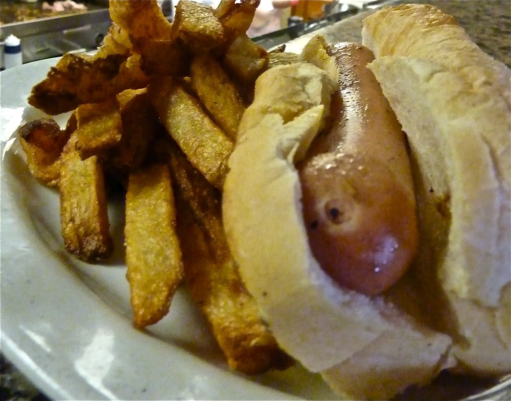 Hot dog platter from the Depot Tavern in Milford, Mass.