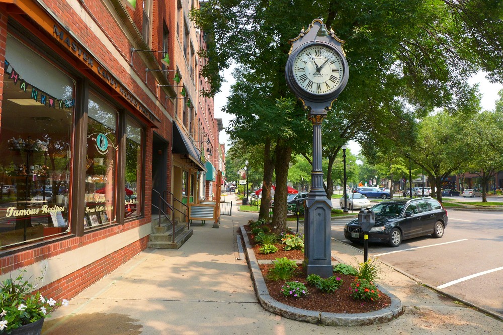 Keene, NH: A welcoming city center with a small town vibe.