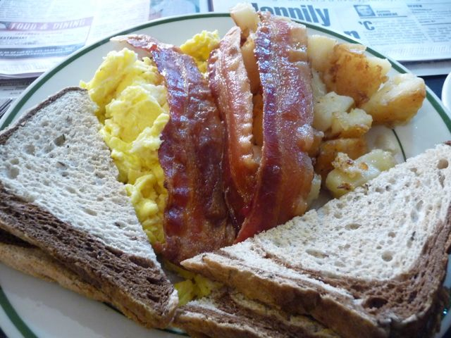 East Side Restaurant breakfast, Millis MA