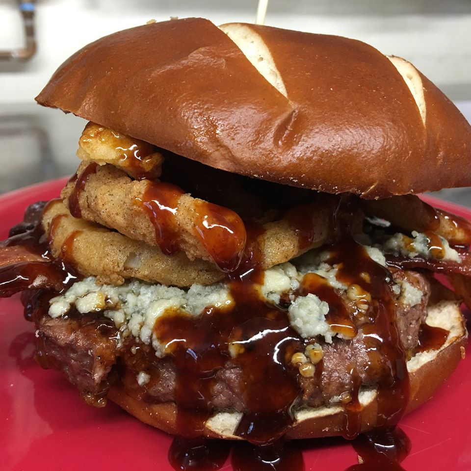 The Father's Burger from Father's Kitchen and Taphouse in Sandwich, Mass.