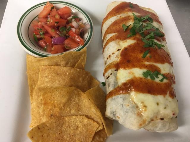 Fish burrito from Father's Kitchen and Taphouse in Sandwich, Mass.