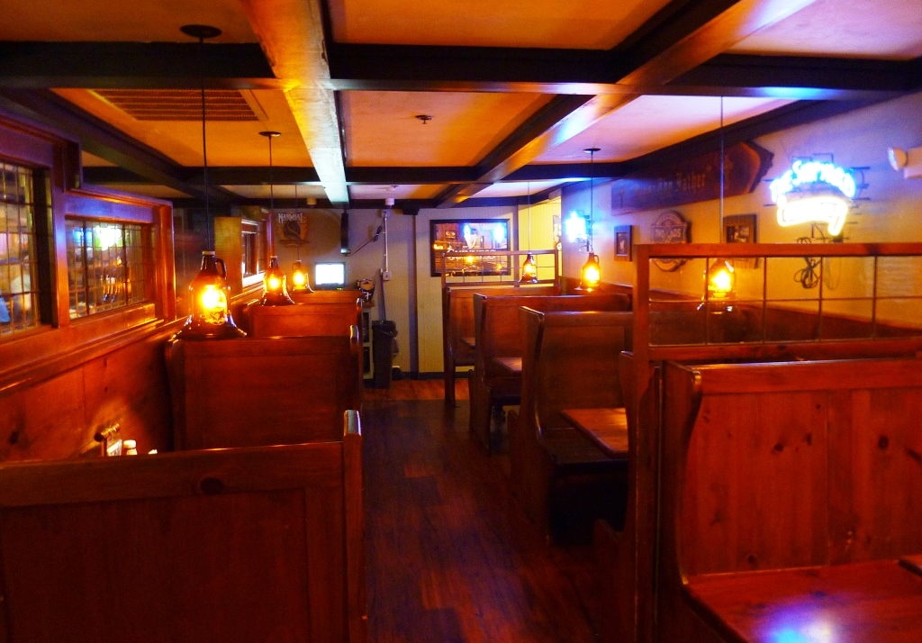 Dining room at Father's Kitchen & Taphouse in Sadnwich, Mass.