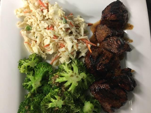 24-hour marinated steak tips from Father's Kitchen and Taphouse in Sandwich, Mass.