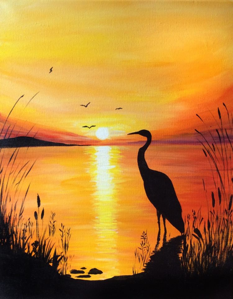 Painting created at Graffiti Paintbar, Nashua NH