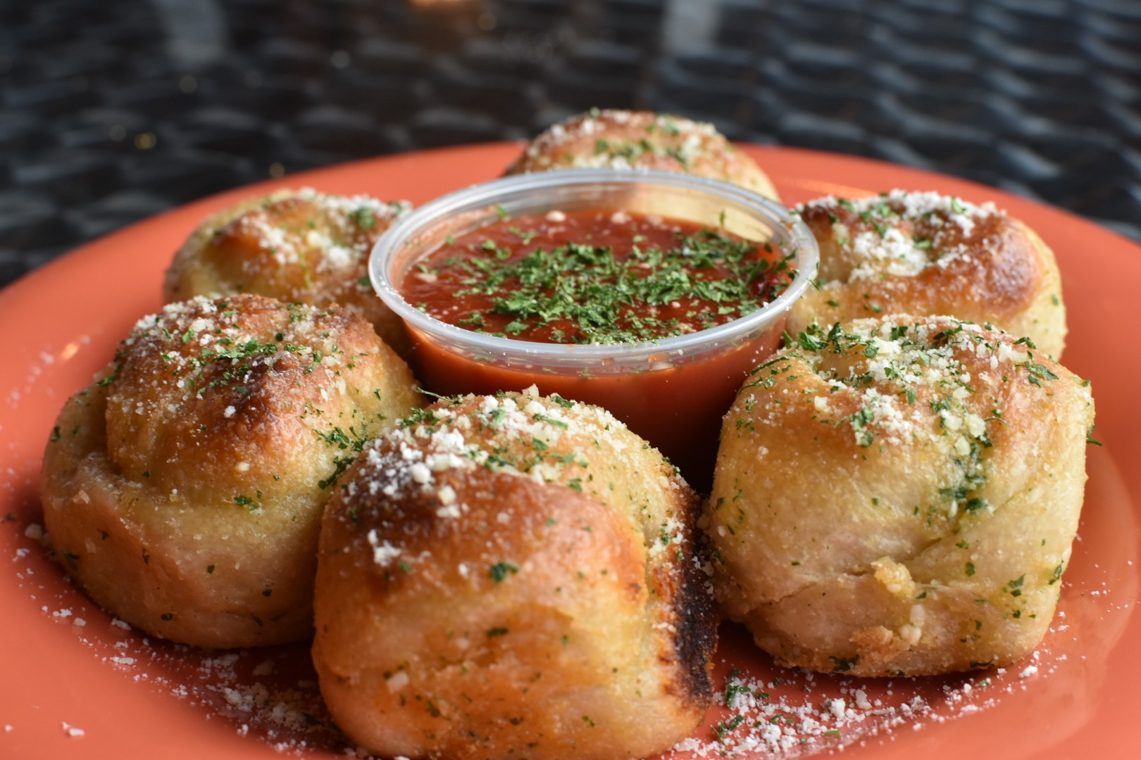 Garlic knots from Granfanallys in Salem, N.H.