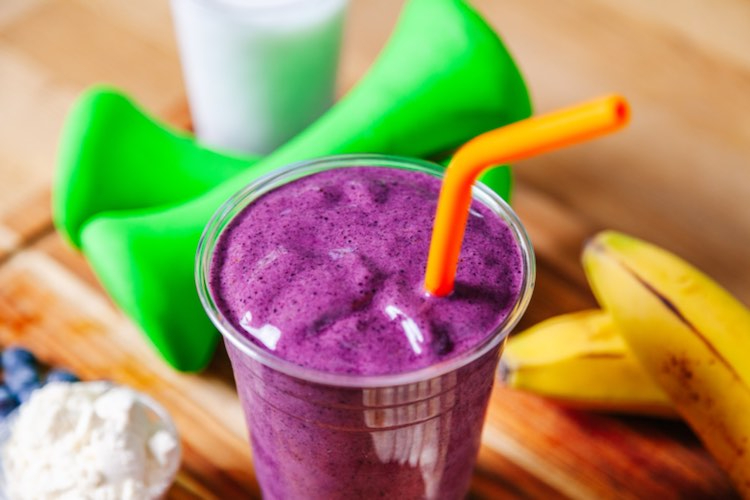 Fruits and oats smoothie from The Juice Bar, Norwood, Mass.