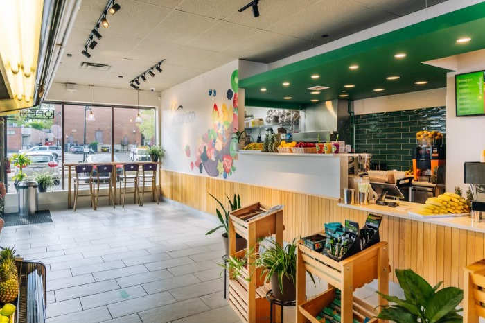 The new look of The Juice Bar in Norwood, Mass.