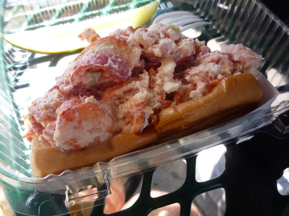 Kelly's Roast Beef half pound lobster roll, Revere Beach, MA
