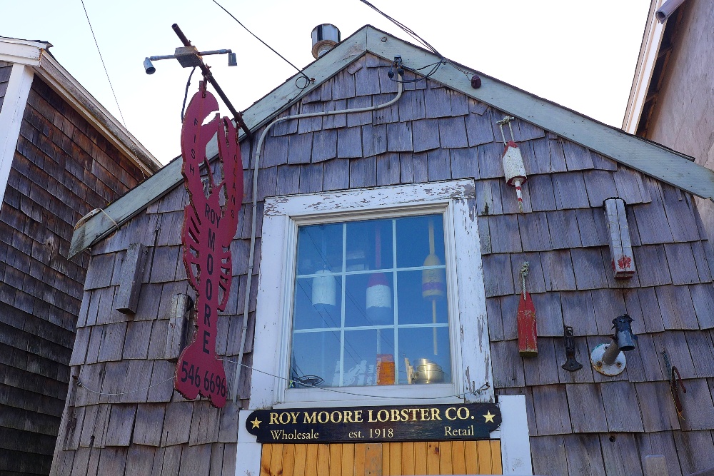 Lobster comapny sign in Rockport, Mass.