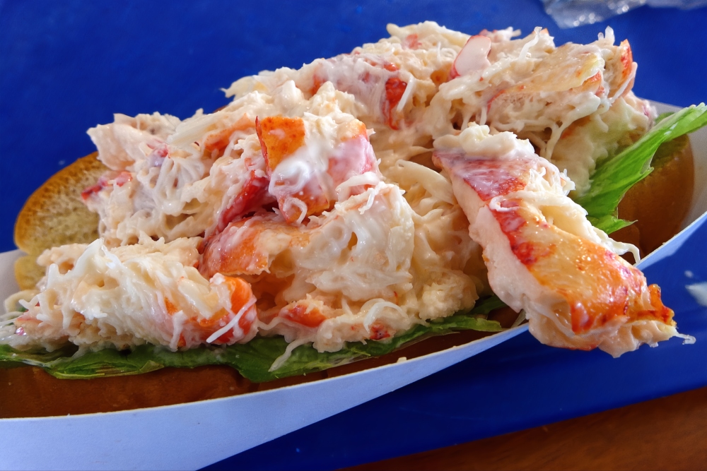 Lobster roll from Markey's Lobster Pool, Seabrook, N.H.