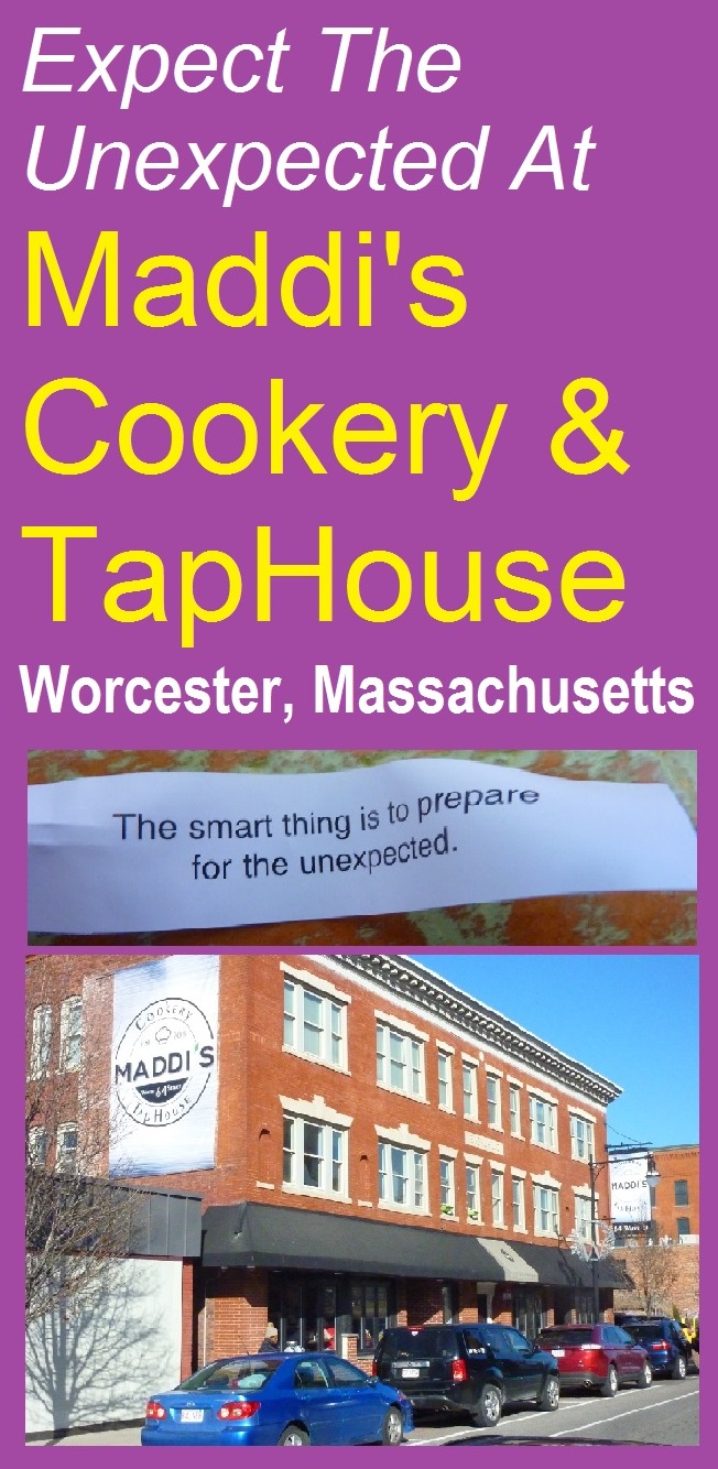 Maddi's Cookery & TapHouse, located at The Canal District in Worcester, Mass., features comfort foods made with a twist. It's located in a historic building in one of New England's fastest growing urban neighborhoods.