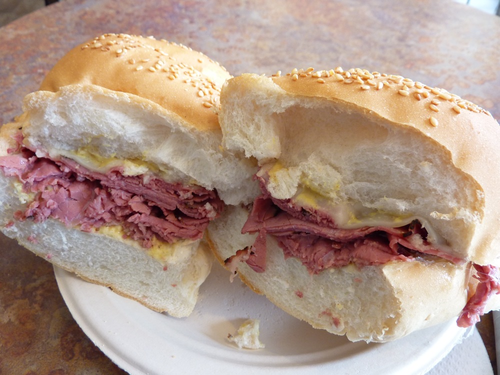 Pastrami and Swiss from Michael's Cafe and Deli in Wrentham, mass.